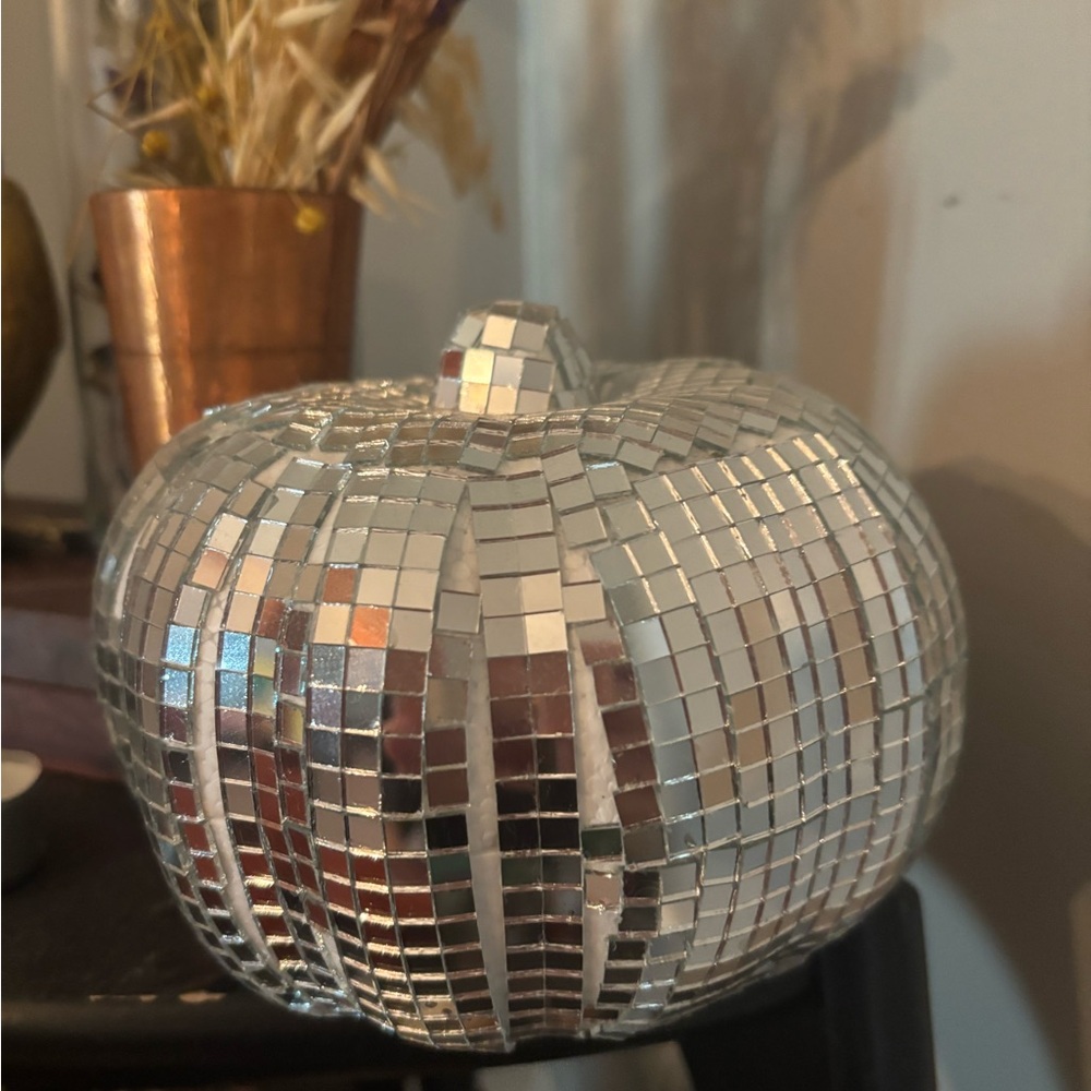 Disco Pumpkin Halloween Fall Decor